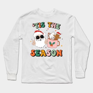 'Tis the season Funny Santa Christmas Long Sleeve T-Shirt